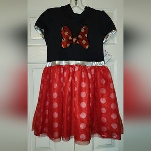 Disney Minnie Mouse dress hooded with ears